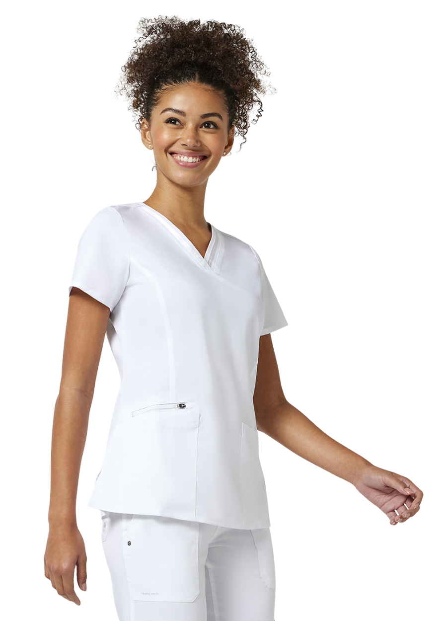 Chaqueta Dama Healing Hands HH Purple Label 2278 - White