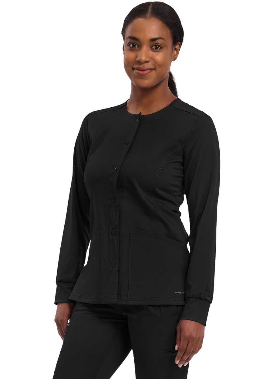 Blazer Dama Healing Hands HH Purple Label 5063 - Black