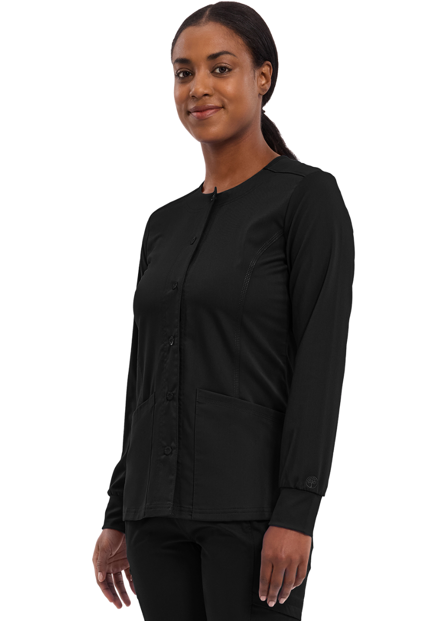 Blazer Dama Healing Hands HH Purple Label 5063 - Black