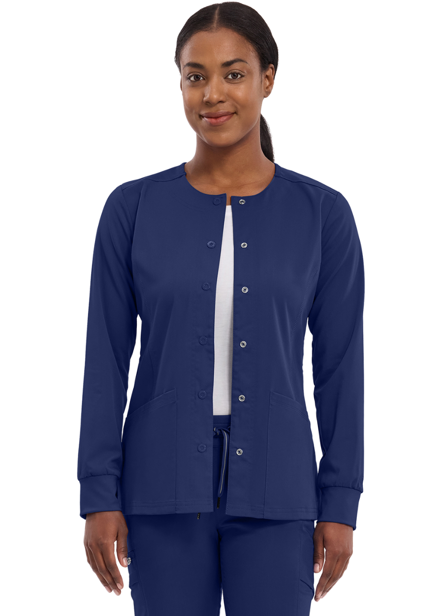 Blazer Dama Healing Hands HH Purple Label 5063 - Navy