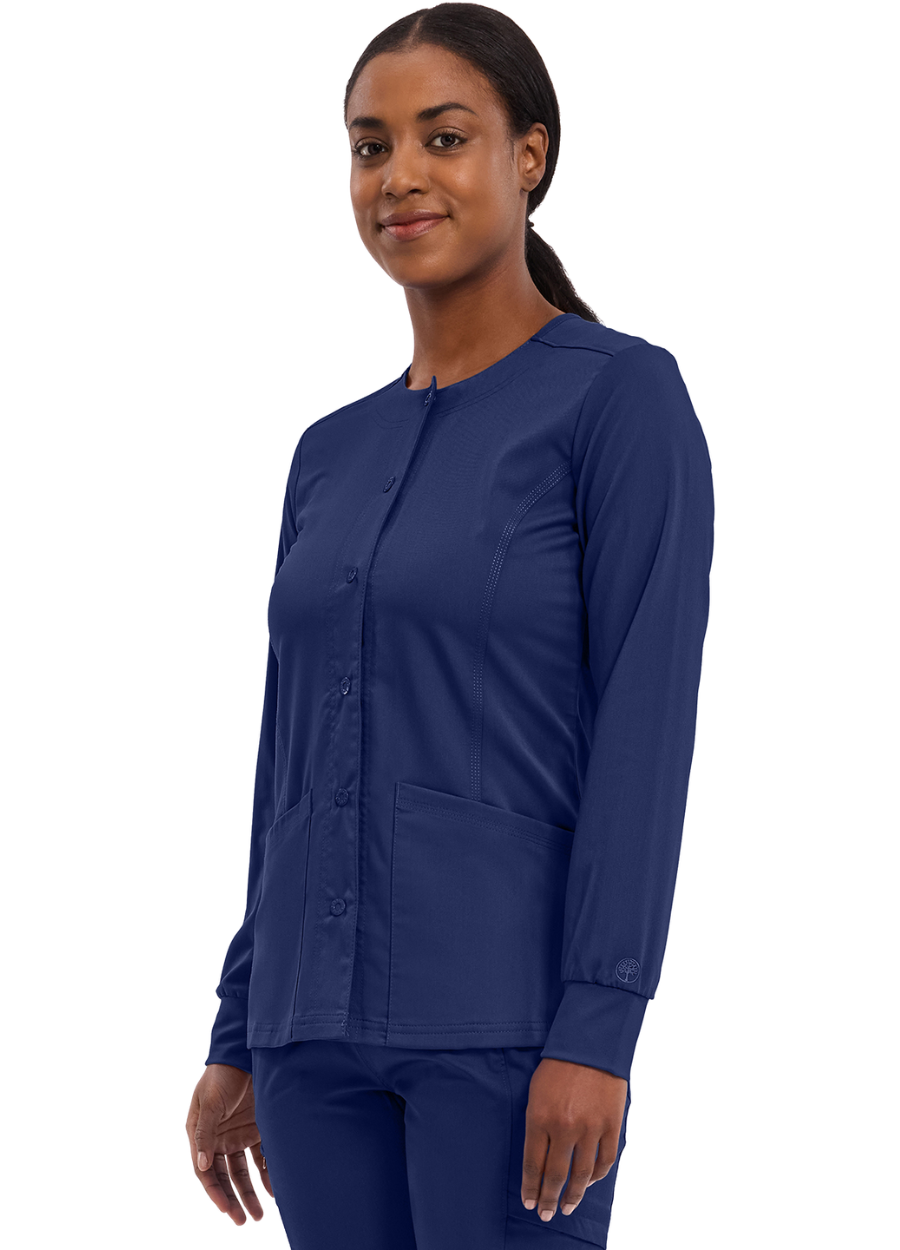 Blazer Dama Healing Hands HH Purple Label 5063 - Navy