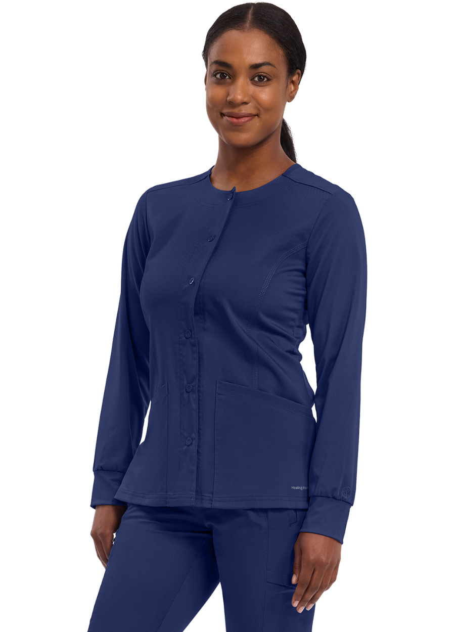 Blazer Dama Healing Hands HH Purple Label 5063 - Navy