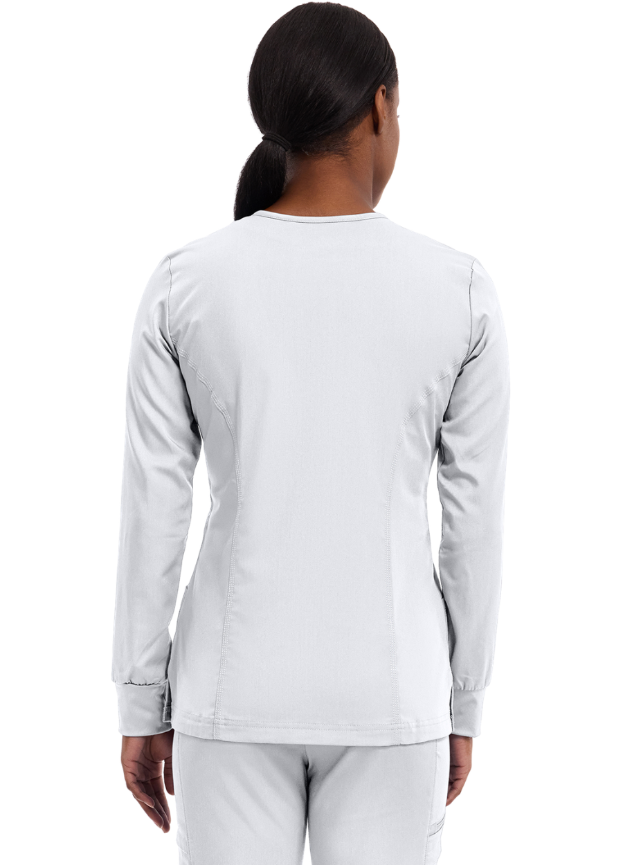 Blazer Dama Healing Hands HH Purple Label 5063 - White