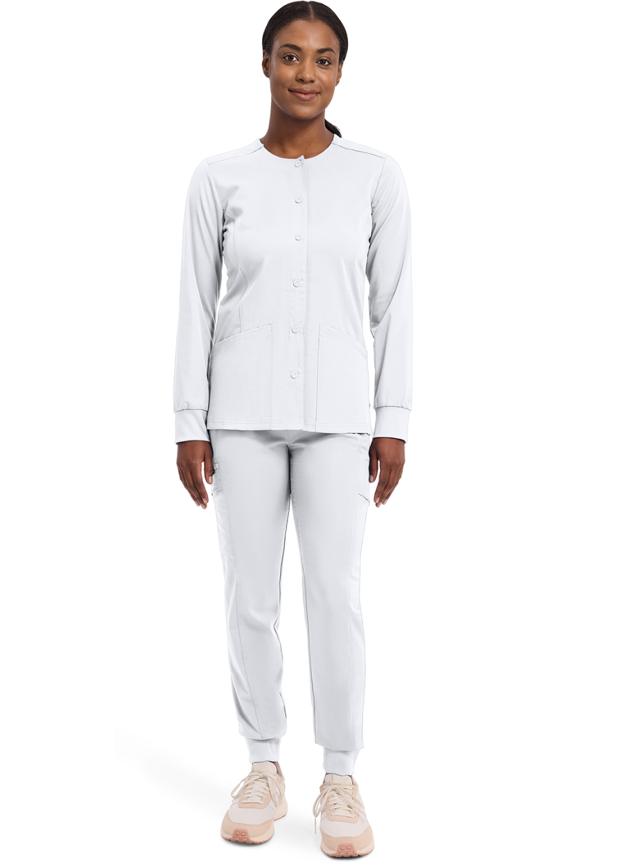 Blazer Dama Healing Hands HH Purple Label 5063 - White