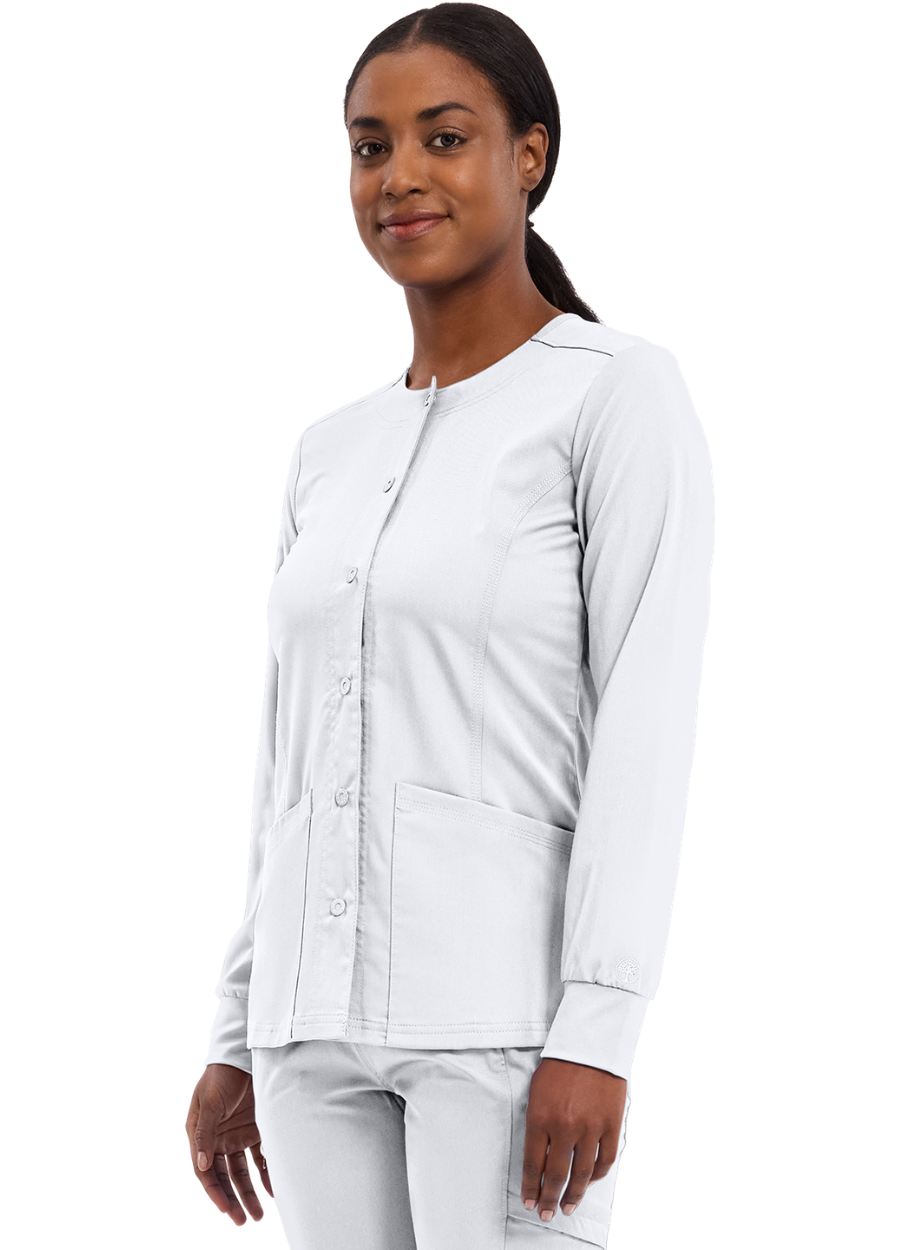 Blazer Dama Healing Hands HH Purple Label 5063 - White