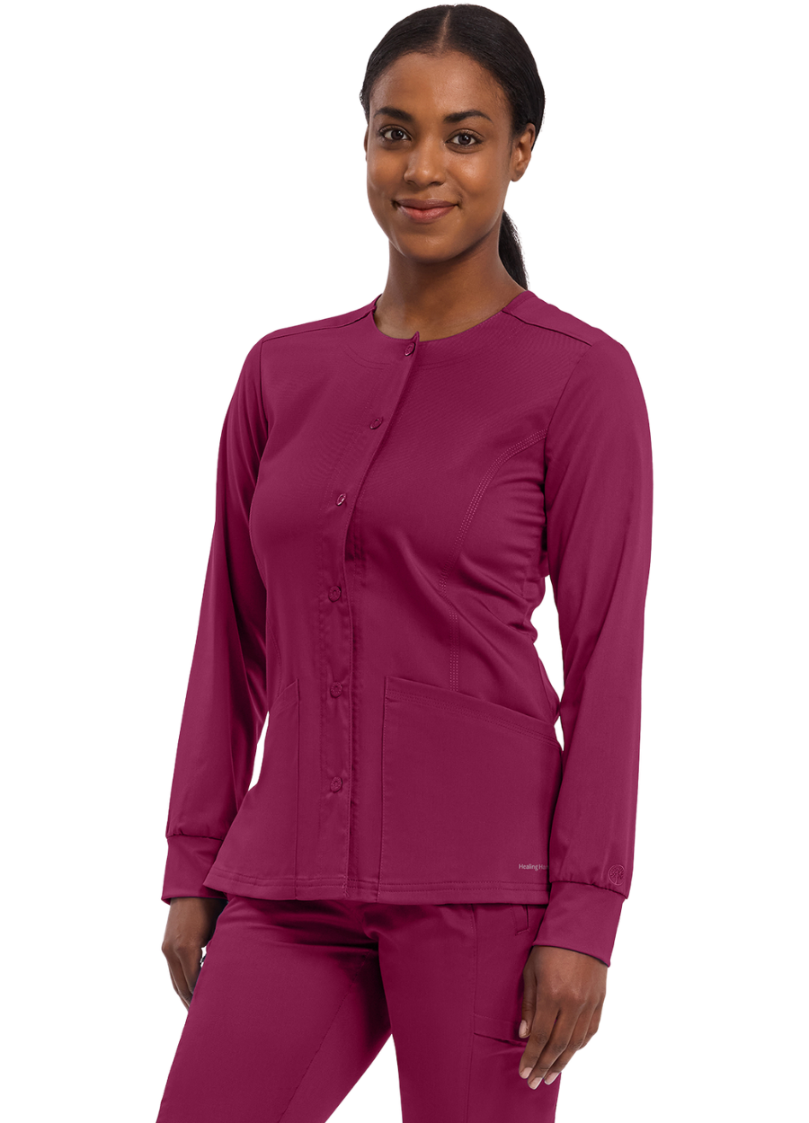 Blazer Dama Healing Hands HH Purple Label 5063 - Wine