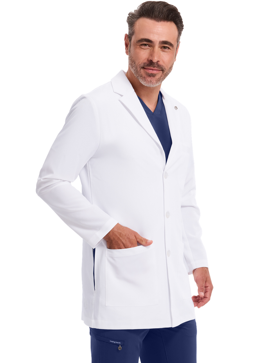 Mandil Caballero Healing Hands HH White Coat 5100 - White