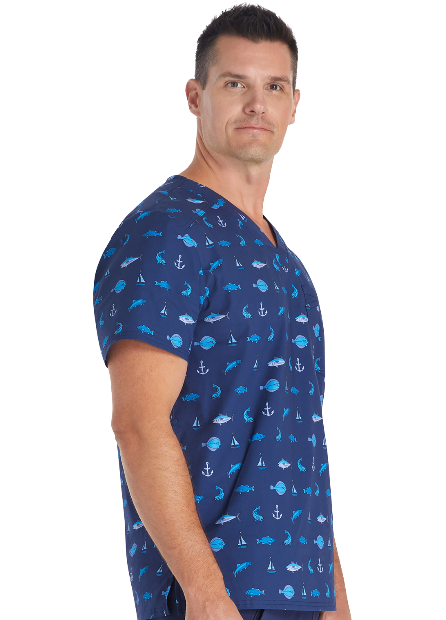 Chaqueta con Diseño Caballero Cherokee Prints CK692 - Gone Fishin'
