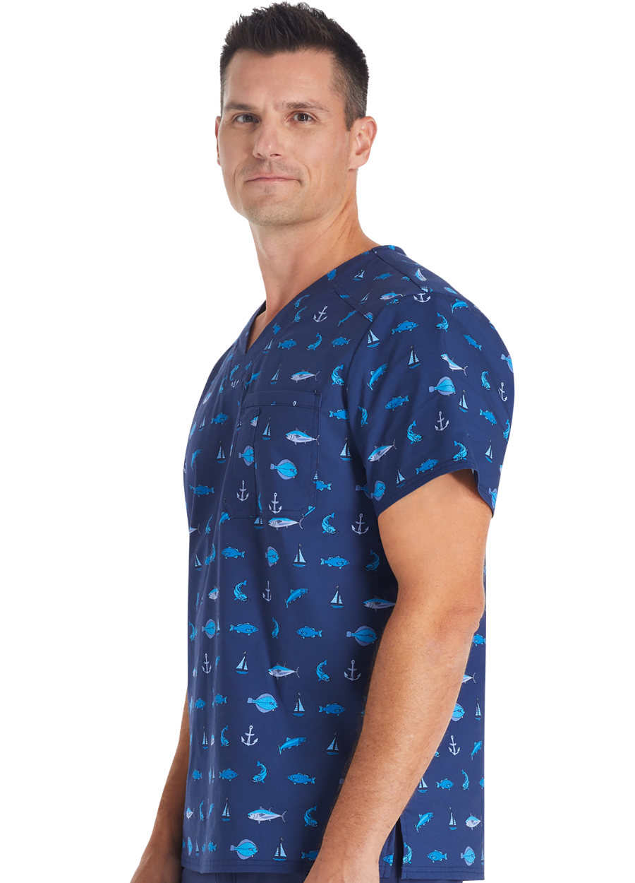 Chaqueta con Diseño Caballero Cherokee Prints CK692 - Gone Fishin'