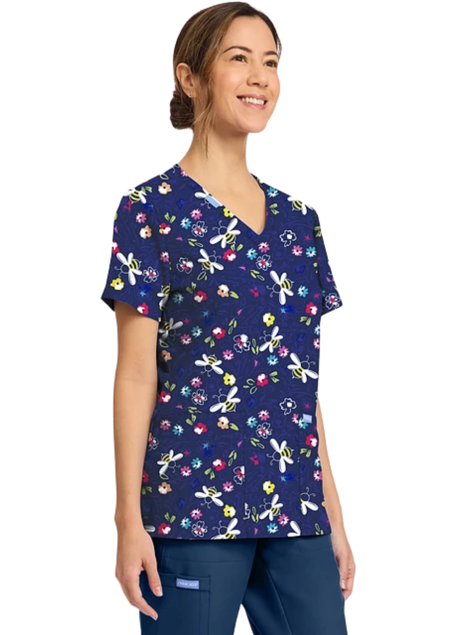 Chaqueta con diseño Dama Cherokee Prints CK856 - Bumble Bee Bloom