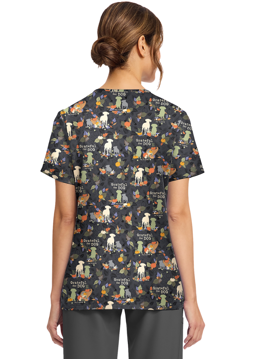 Chaqueta con diseño Dama Cherokee Prints CK856 - Grateful For Dog