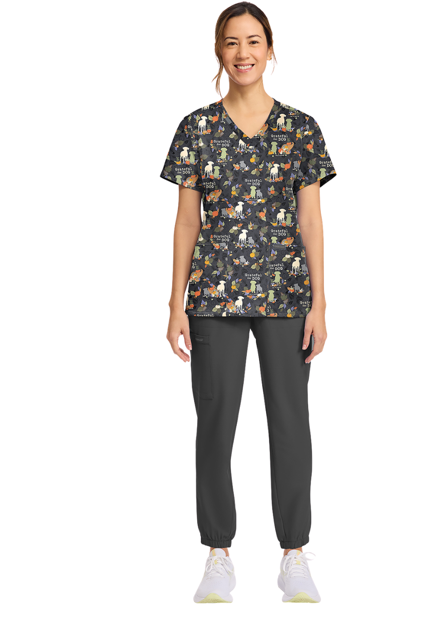 Chaqueta con diseño Dama Cherokee Prints CK856 - Grateful For Dog