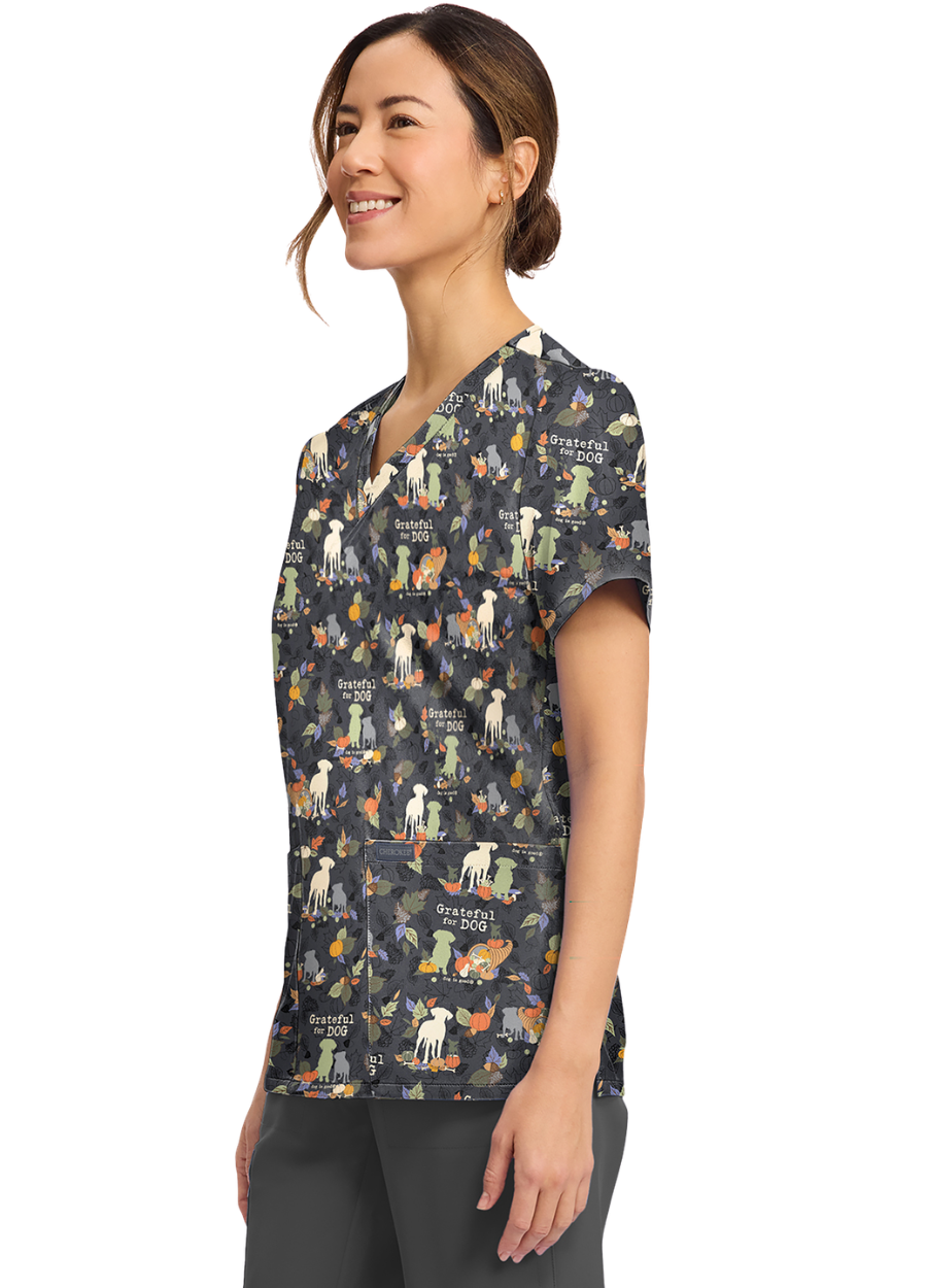 Chaqueta con diseño Dama Cherokee Prints CK856 - Grateful For Dog