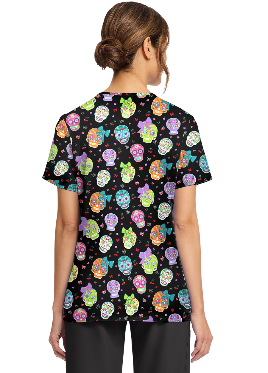 Chaqueta con diseño Dama Cherokee Prints CK856 - Sweety Skull