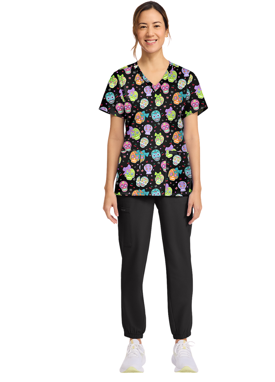 Chaqueta con diseño Dama Cherokee Prints CK856 - Sweety Skull