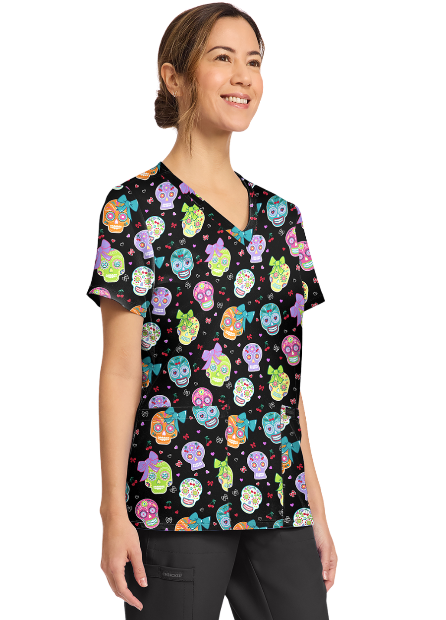 Chaqueta con diseño Dama Cherokee Prints CK856 - Sweety Skull