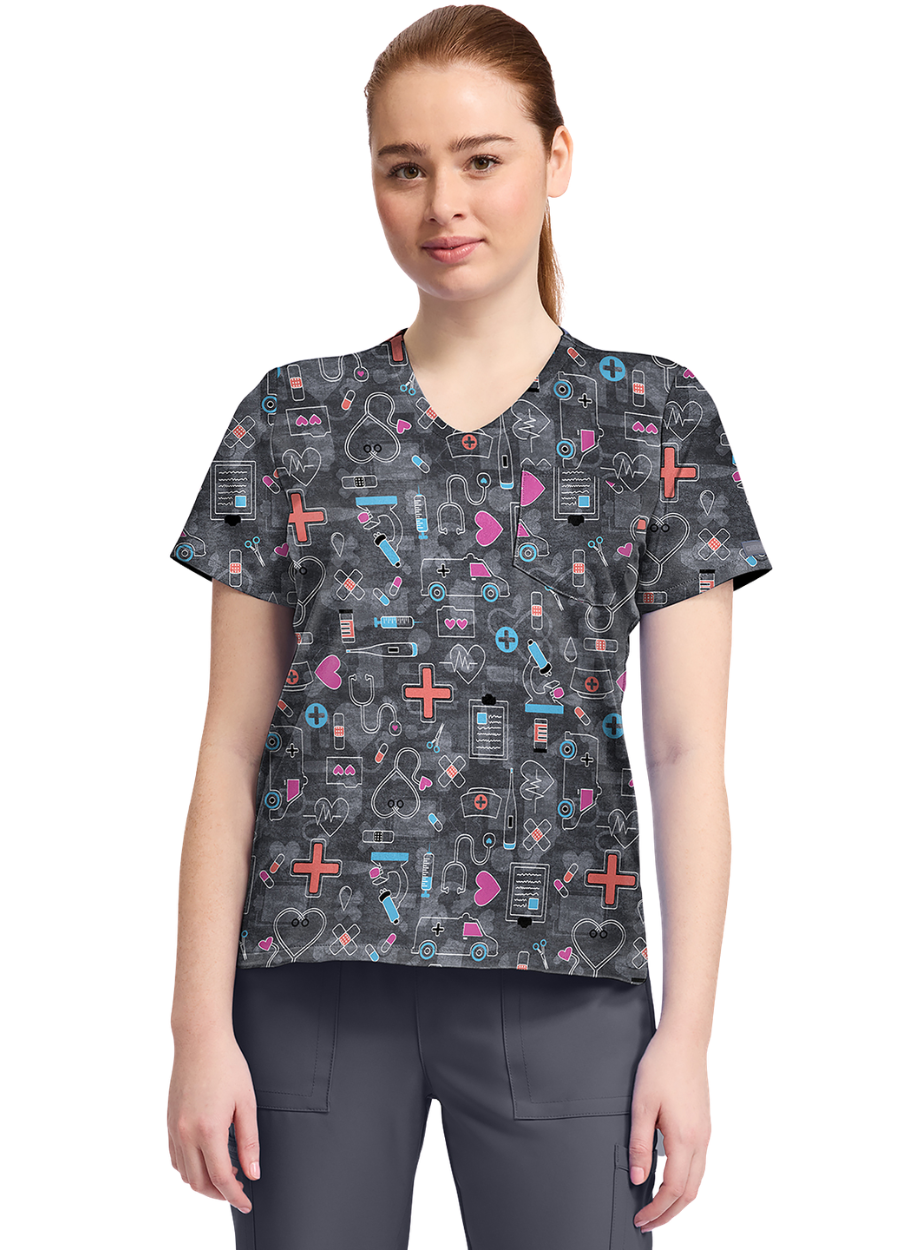 Chaqueta con Diseño Dama Cherokee Prints CK857 - Wellness Icons