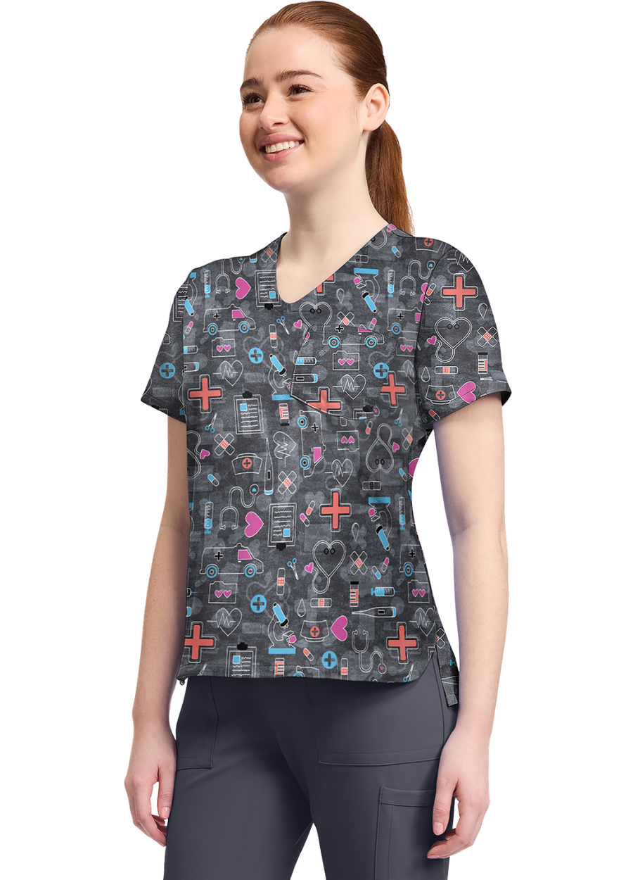 Chaqueta con Diseño Dama Cherokee Prints CK857 - Wellness Icons