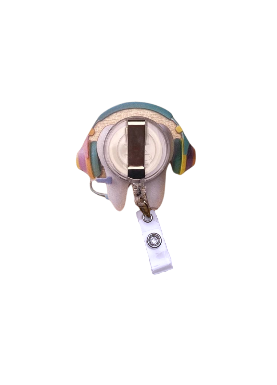 Portafotocheck Unisex Doktor's DKTPFRAP - Diente con Audifonos