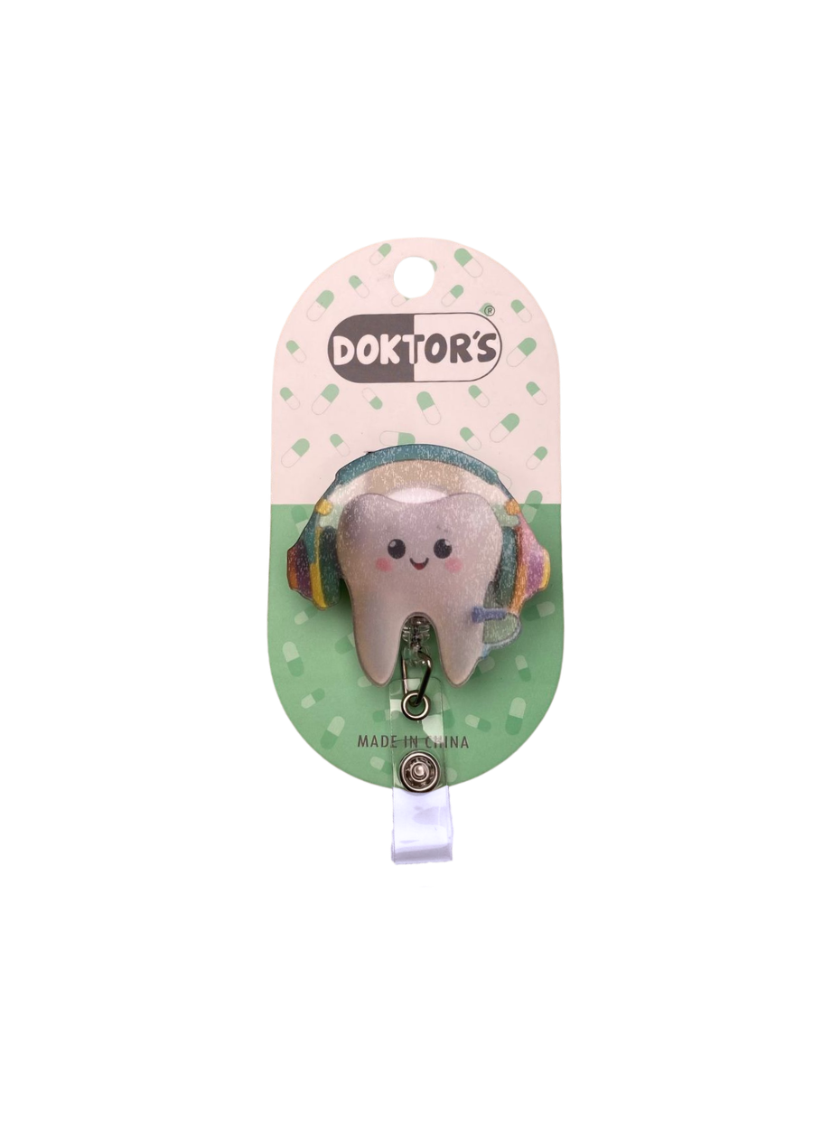 Portafotocheck Unisex Doktor's DKTPFRAP - Diente con Audifonos