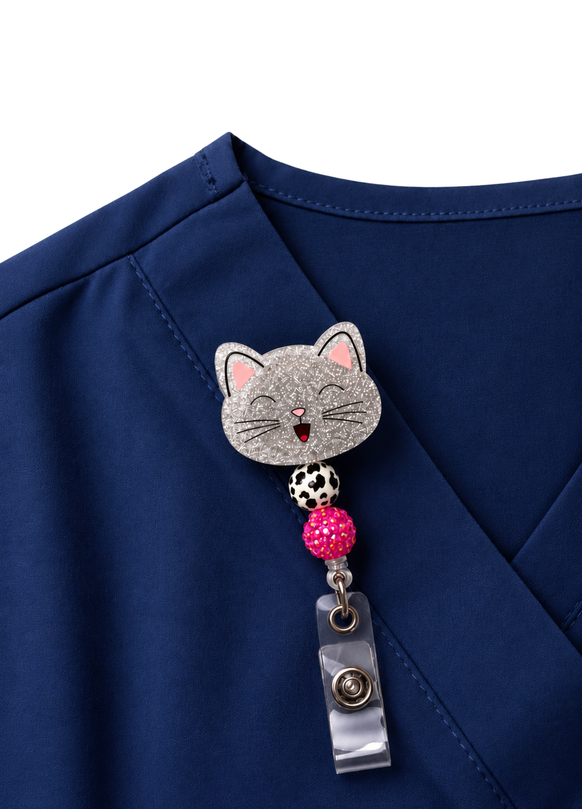 Portafotocheck Unisex Doktor's DKTPFRAP - Gato Plomo Escarchado