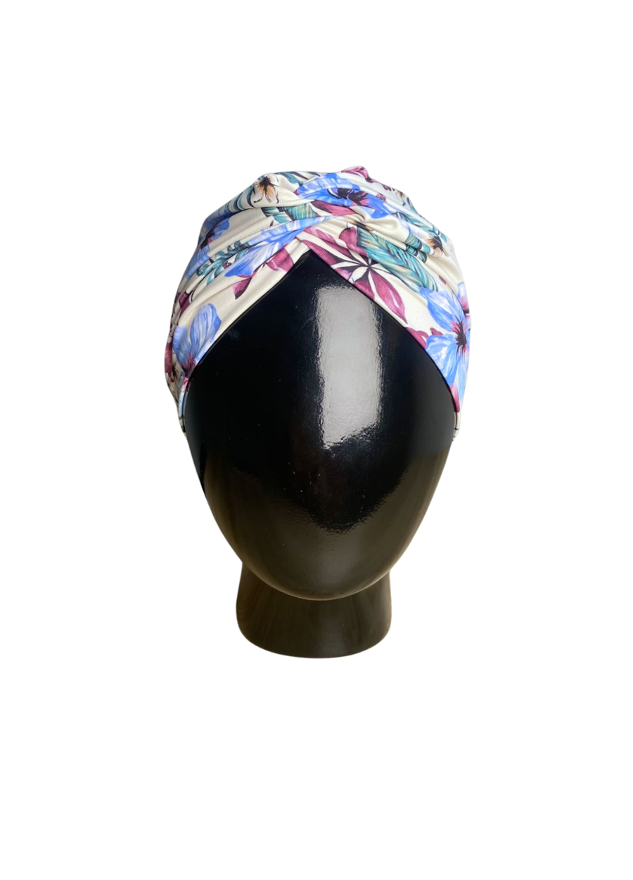 Turbante Vincha con diseño Dama Doktor's MS00025 - Floreado Amarillo