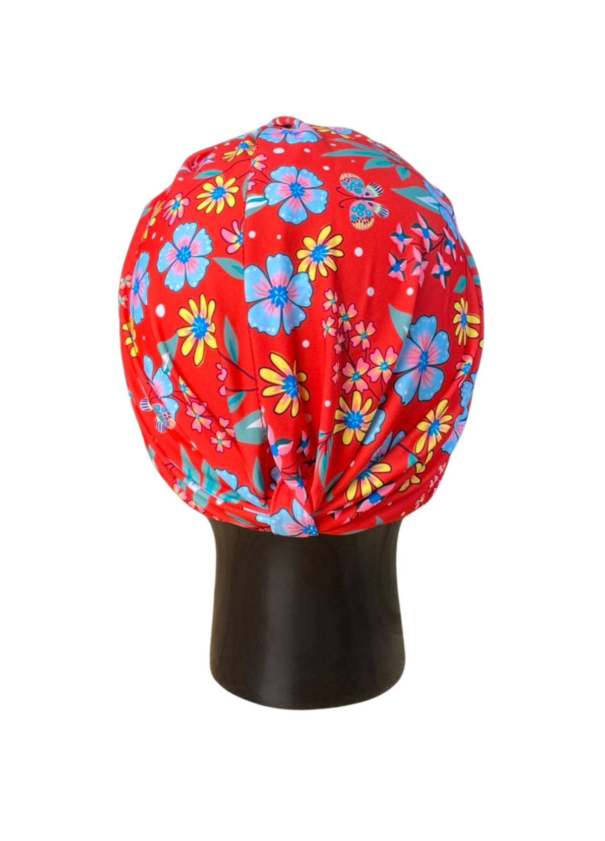 Turbante Vincha con diseño Dama Doktor's MS00025 - Floreado Rojo