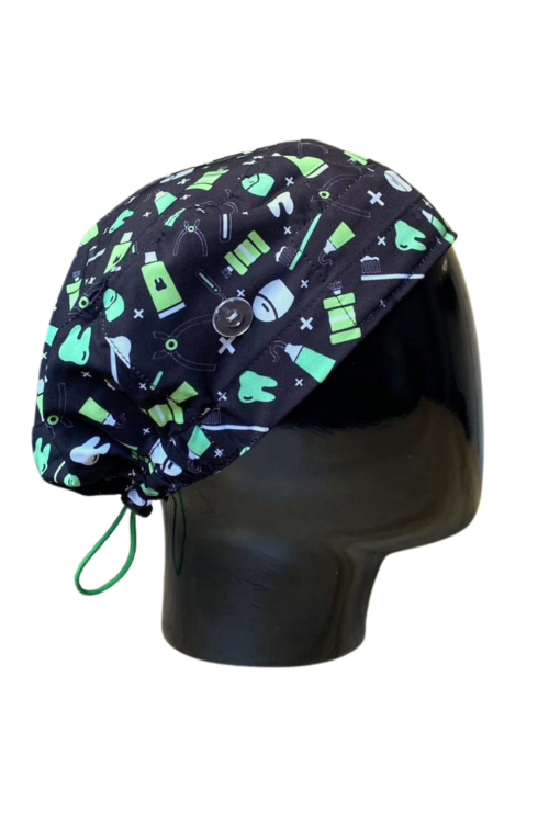 Gorro con diseño Dama Dragon Fly MS00026 - Diente Verde