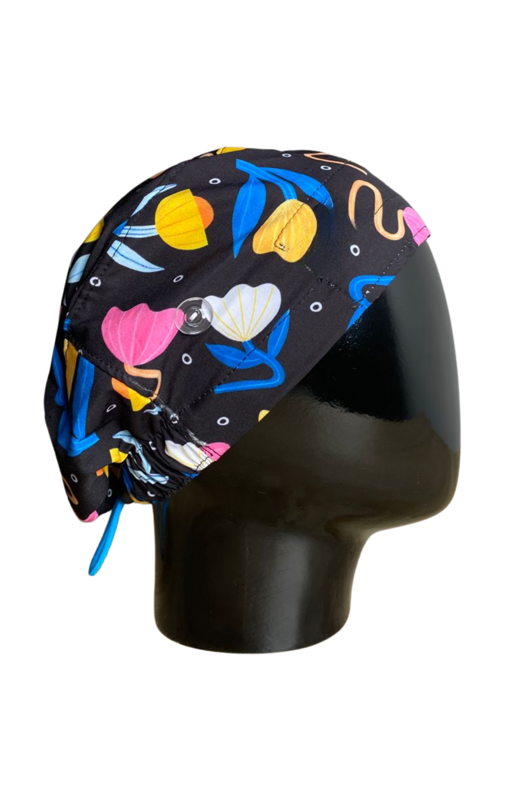 Gorro con diseño Dama Dragon Fly MS00026 - Flores Azulino