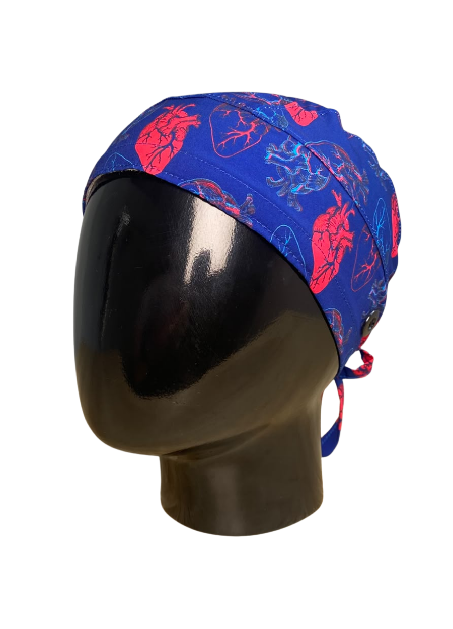Gorro con diseño Dama Dragon Fly MSGC - Corazón Rojo Azul