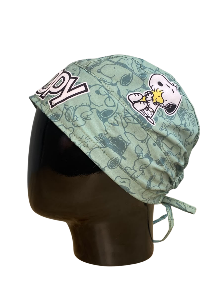 Gorro con diseño Dama Dragon Fly MSGC - Snoopy Verde
