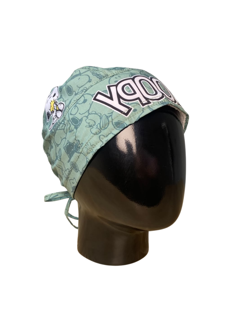 Gorro con diseño Dama Dragon Fly MSGC - Snoopy Verde