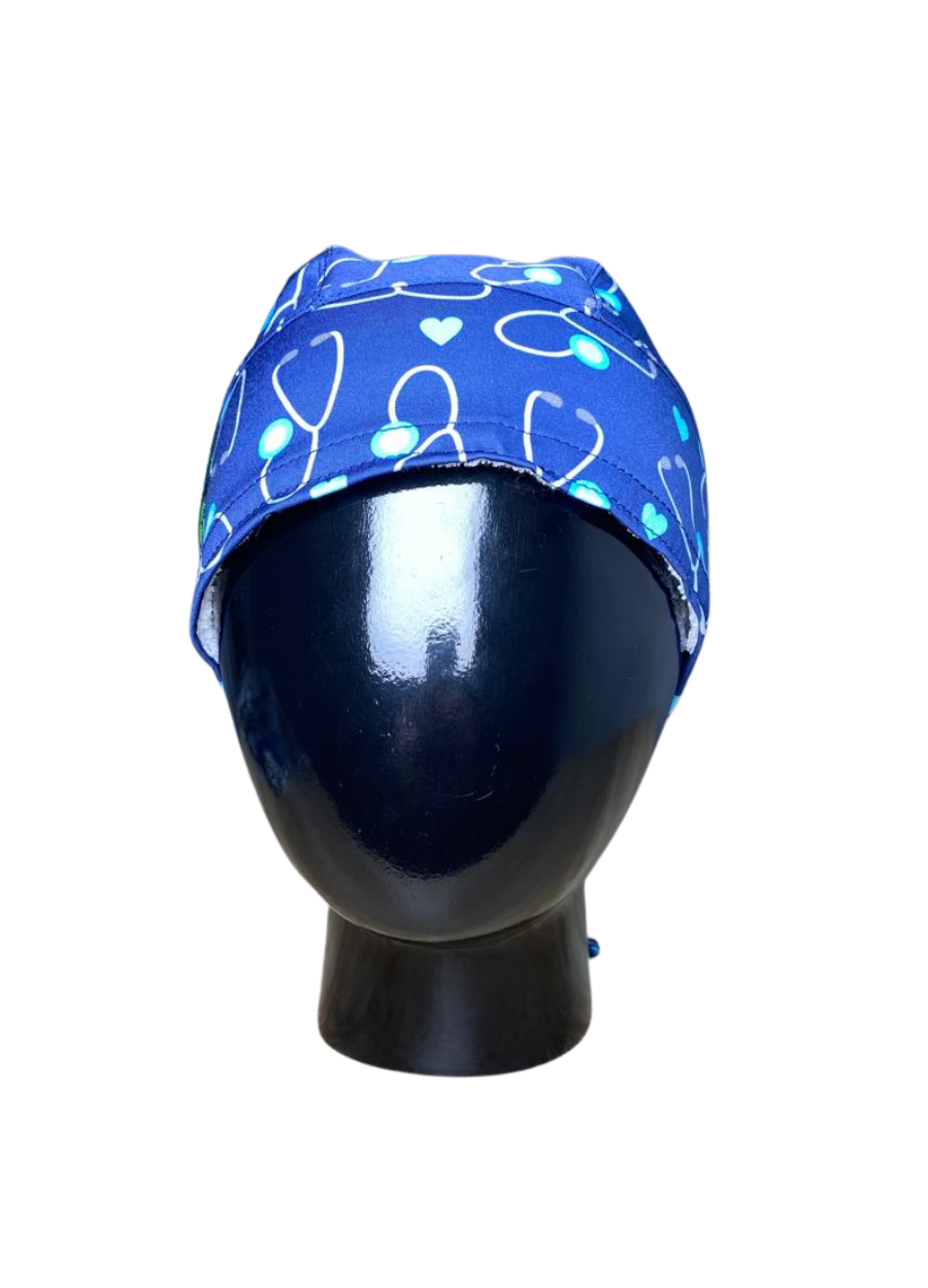 Gorro con diseño Dama Dragon Fly MSGCA - Estetoscopio y Corazones