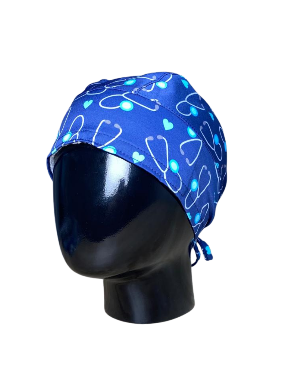 Gorro con diseño Dama Dragon Fly MSGCA - Estetoscopio y Corazones
