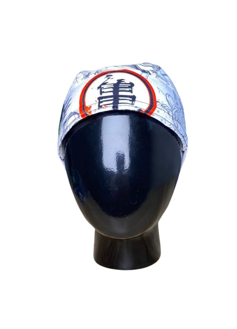 Gorro con diseño Caballero Dragon Fly MSGCA - Goku Blanco y Negro