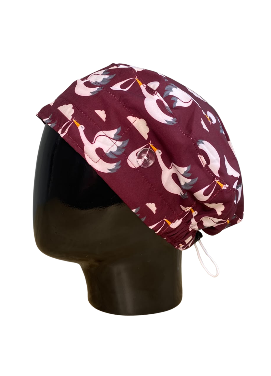 Gorro con diseño Dama Dragon Fly MSGR - Cigüeña Vino