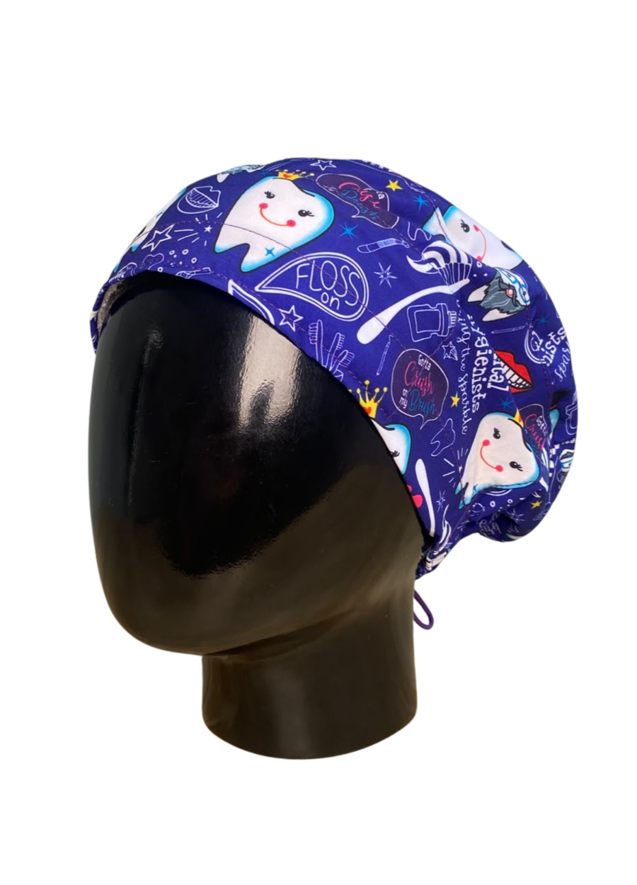 Gorro con diseño Dama Dragon Fly MSGR - Iconos Dentales Morado