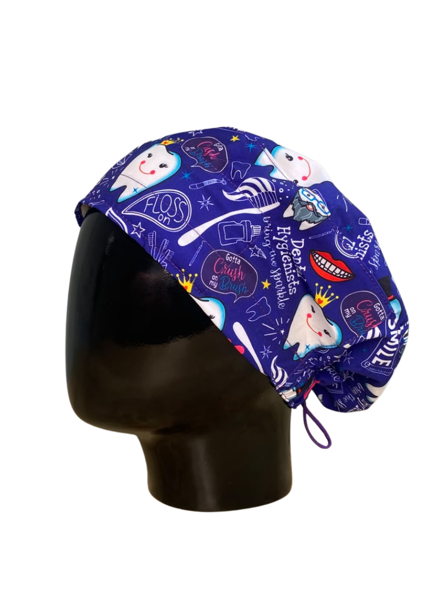 Gorro con diseño Dama Dragon Fly MSGR - Iconos Dentales Morado