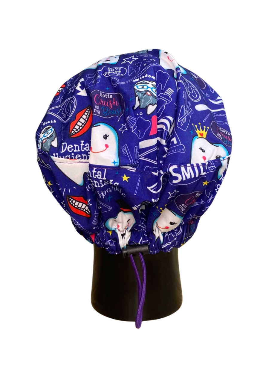 Gorro con diseño Dama Dragon Fly MSGR - Iconos Dentales Morado