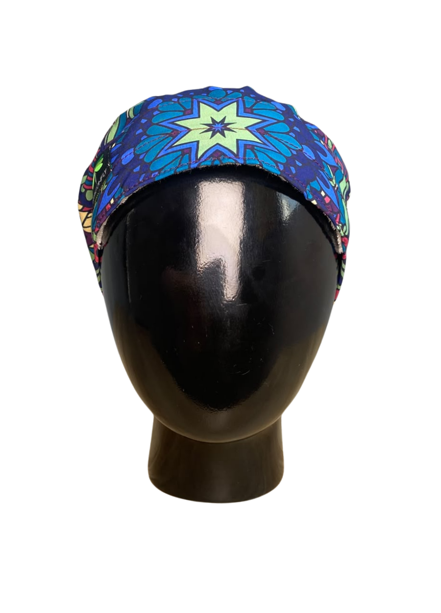 Gorro con diseño Dama Dragon Fly MSGR - Mandala Flores Verde