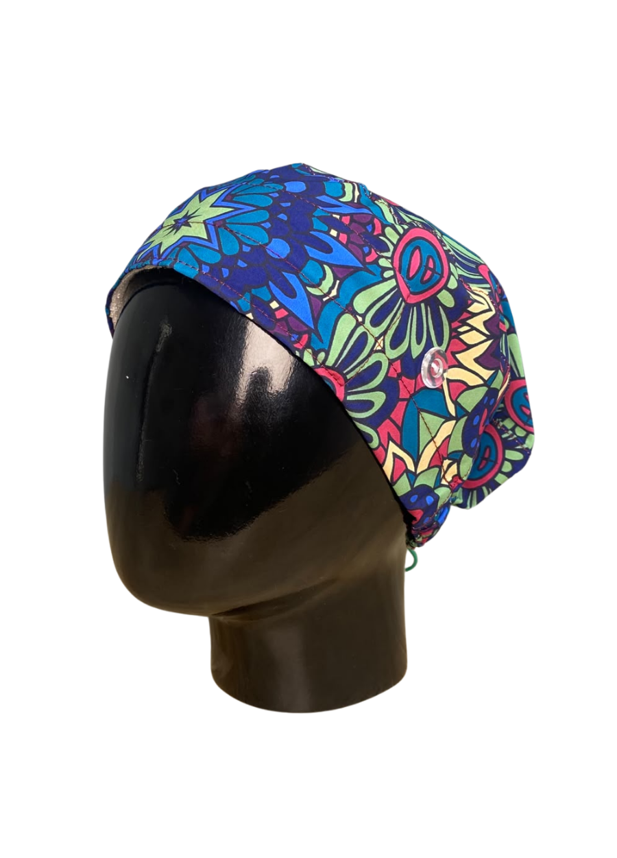 Gorro con diseño Dama Dragon Fly MSGR - Mandala Flores Verde