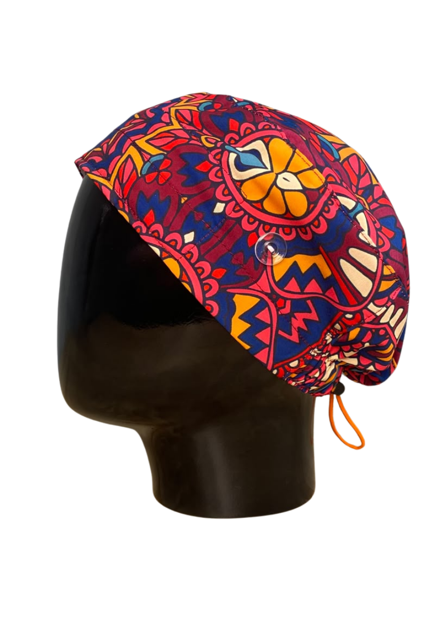 Gorro con diseño Dama Dragon Fly MSGR - Mandala Vino Fusion