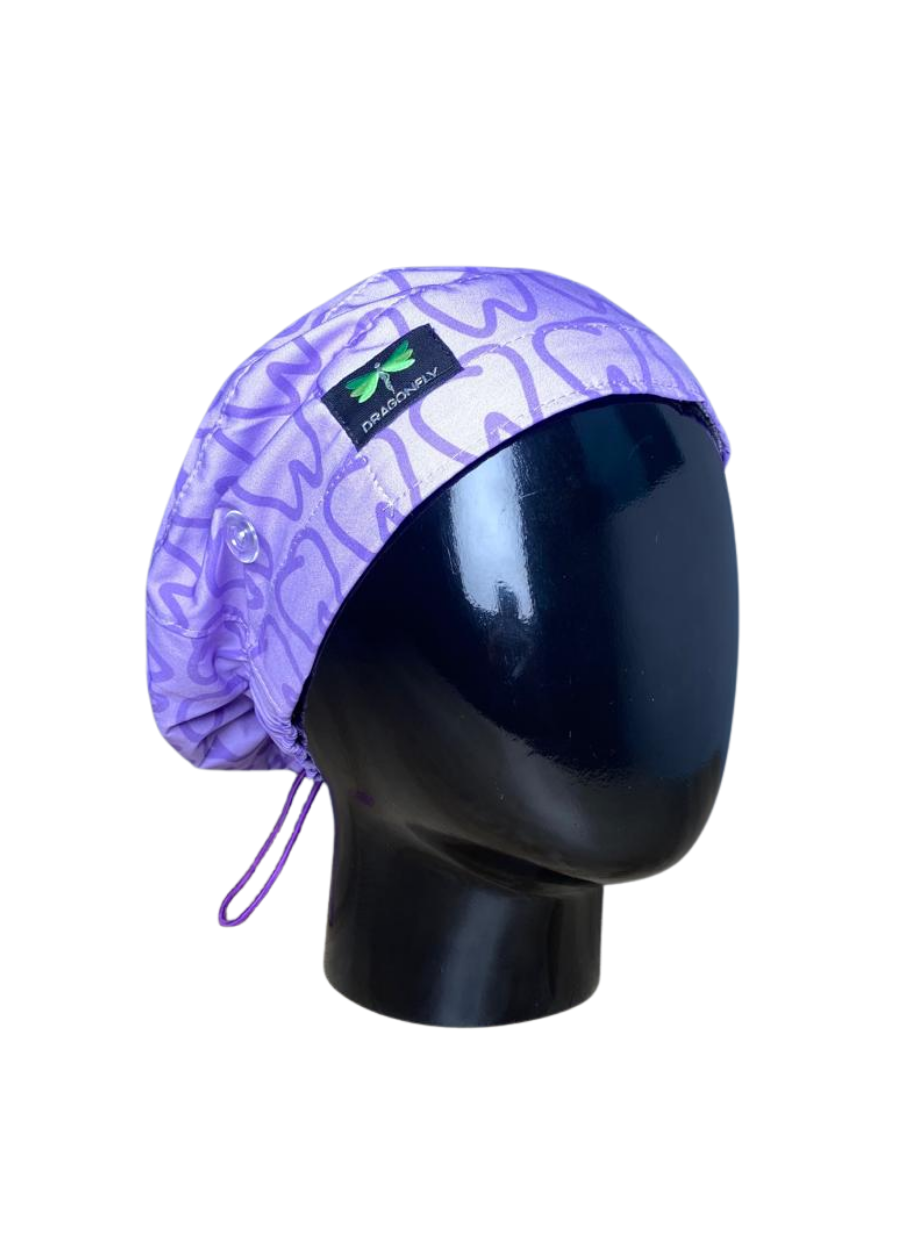 Gorro con diseño Dama Dragon Fly MSGRA - Dientes lila