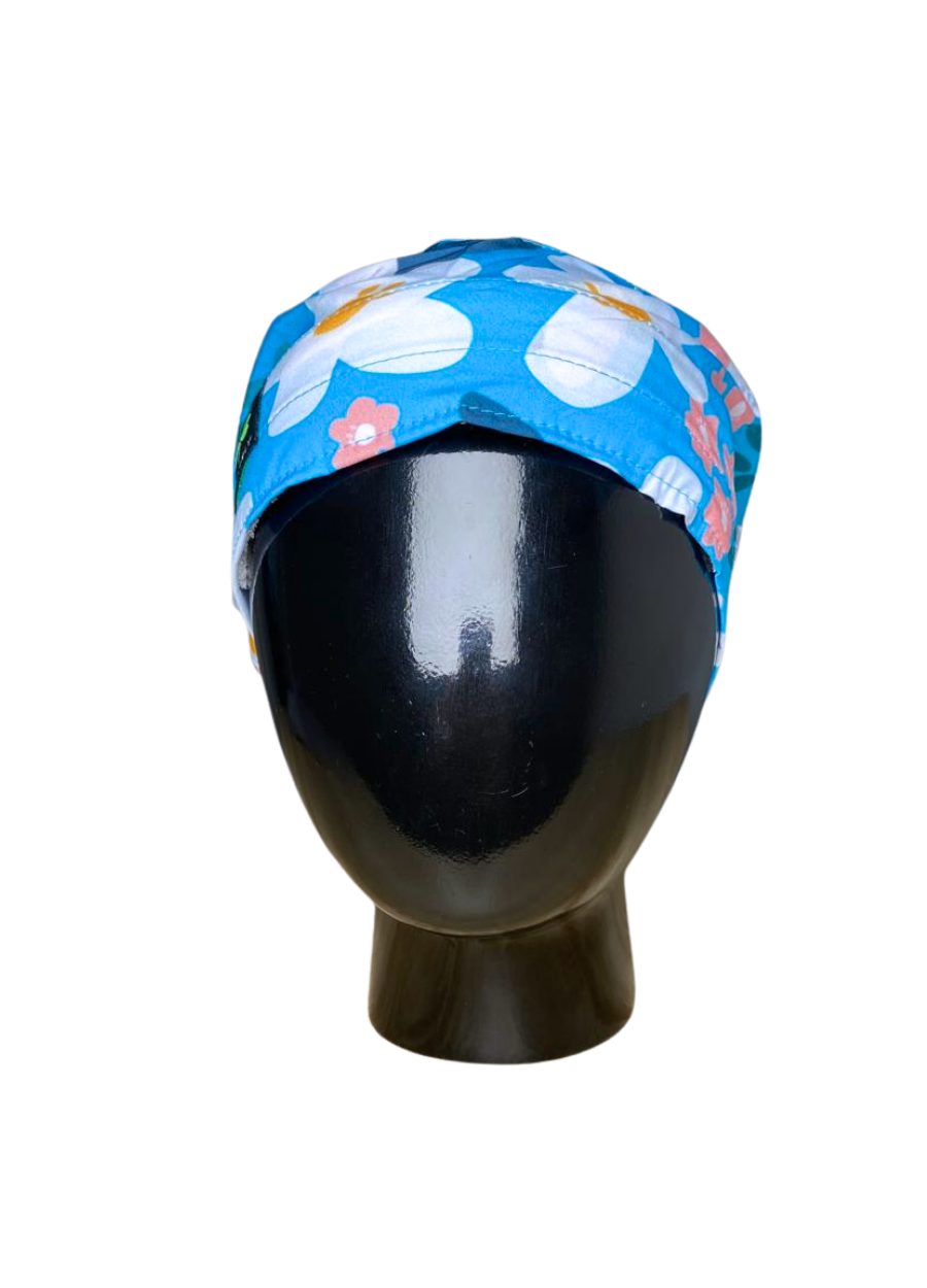 Gorro con diseño Dama Dragon Fly MSGRA - Flores Turquesa