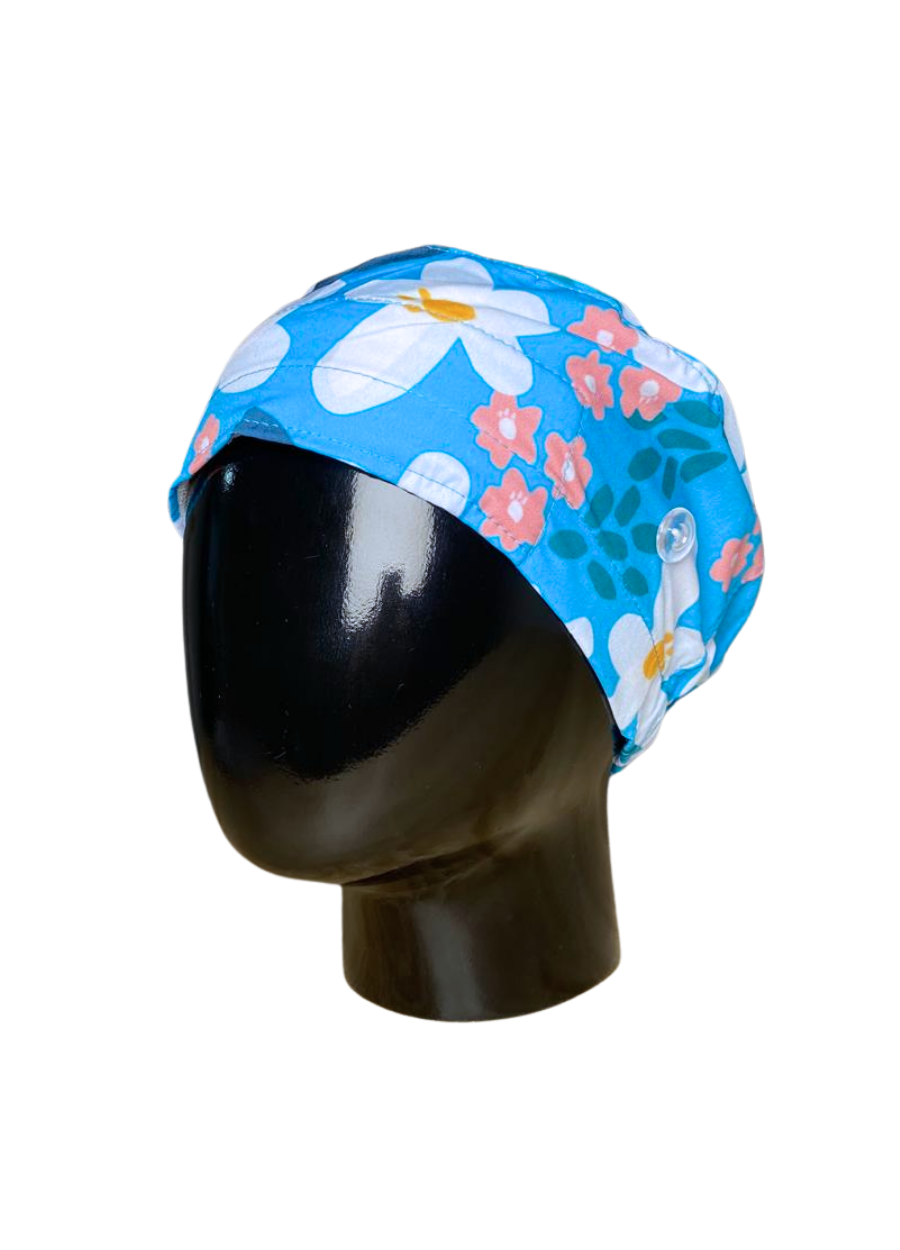 Gorro con diseño Dama Dragon Fly MSGRA - Flores Turquesa