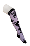 Media Antivarices con diseño Dama Cherokee PRINTSUPPORT - Lavender Garden