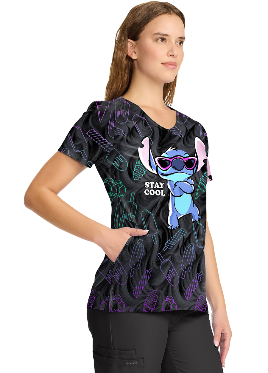 Chaqueta con Diseño Dama Tooniforms Disney TF626 - Stitch Too Cool